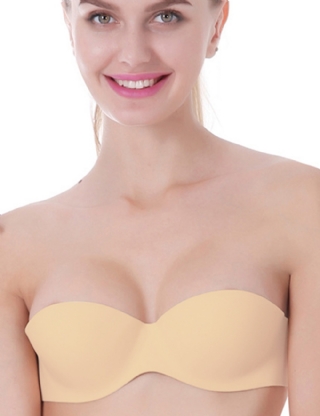 Strapless Self Adhesive Nude Invisible Push-up Bra