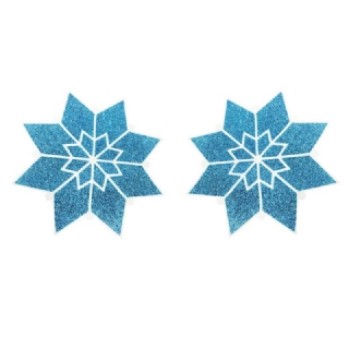 Christmas Disposable Snowflake Nipple Cover 