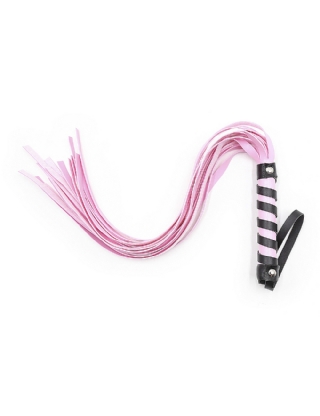 Pink Leather Whip Tease Play Adult Couple Game Toy