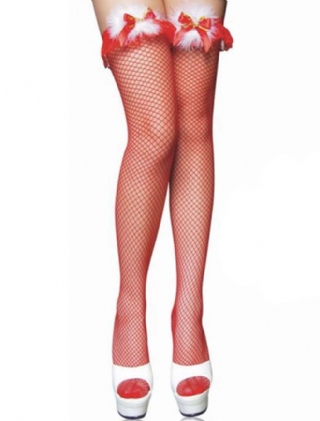 Wholesale Sexy Red Mesh Stocking